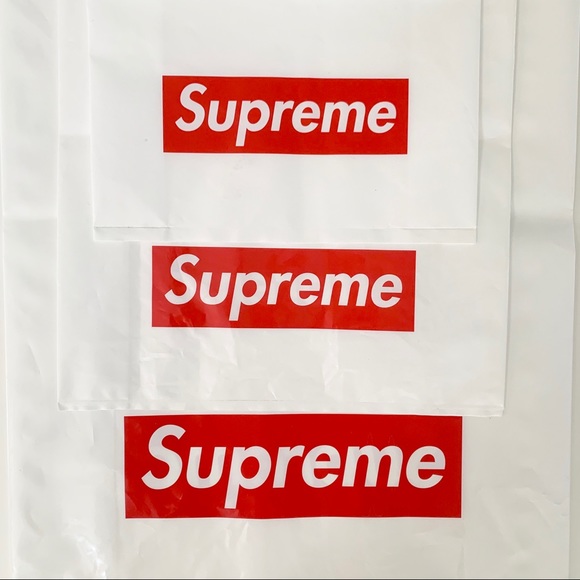 SUPREME | 3PC BUNDLE PLASTIC BAGS VARIOUS SIZES (DIY IDEAS) STREETWEAR HYPEBEAST - Picture 3 of 6